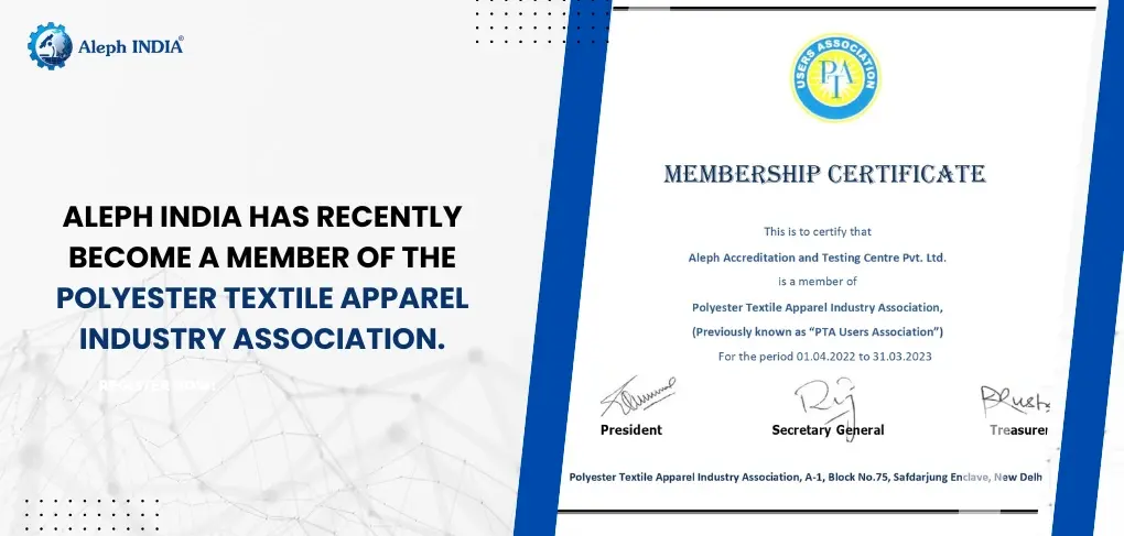 Aleph INDIA Became the Member of PTA User Association