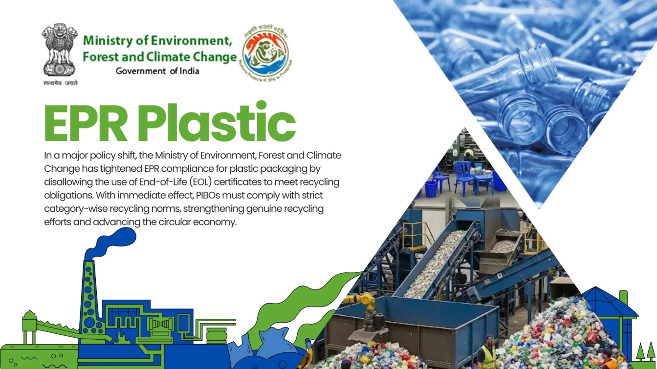 Major Policy Shift: India Tightens EPR Rules for Plastic Packaging Waste Management