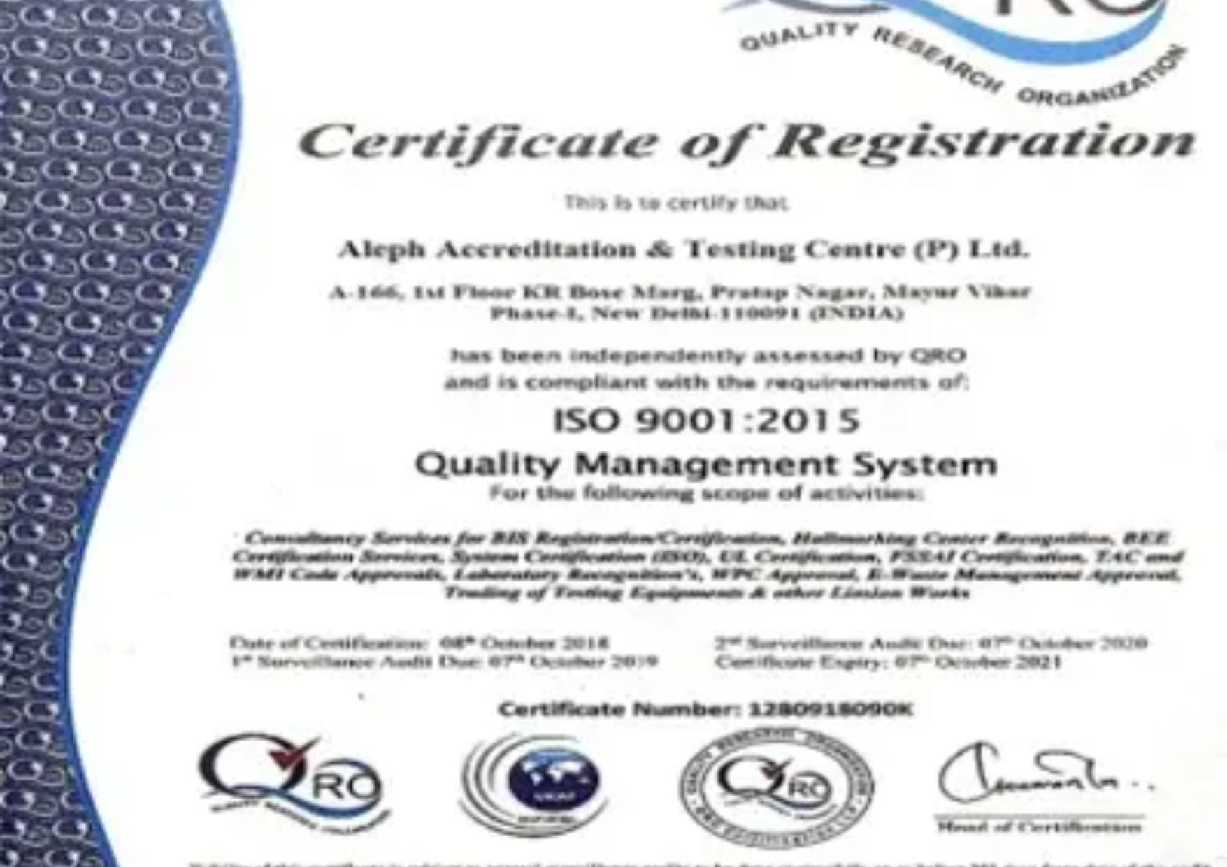 Certificate 11